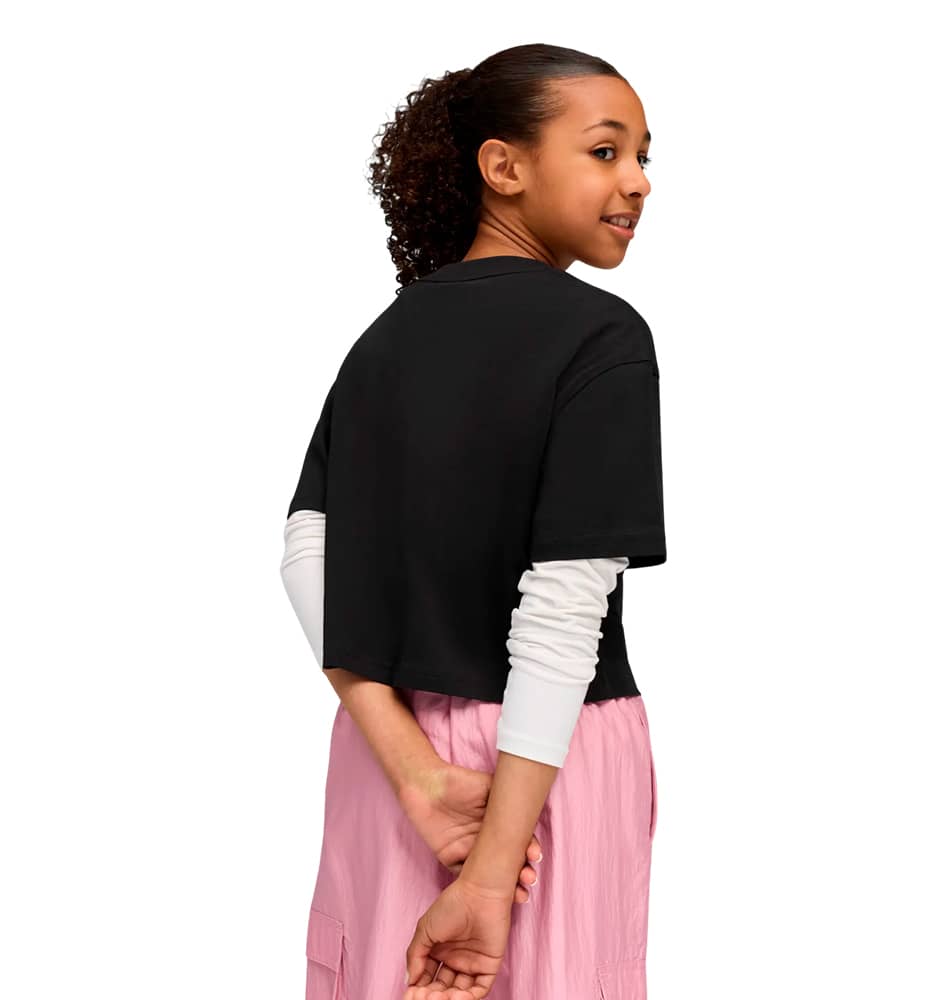 T-shirt M/c Casual_Girl_PUMA Ess 2 Color No. 1 Logo Short