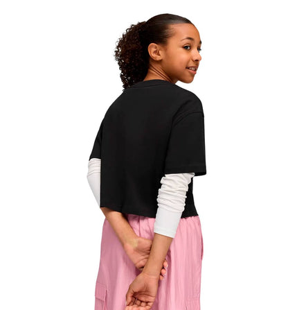 Camiseta M/c Casual_Niña_PUMA Ess 2 Color No. 1 Logo Short