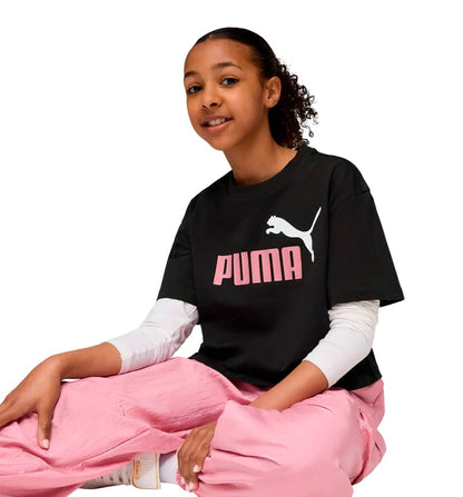 Camiseta M/c Casual_Niña_PUMA Ess 2 Color No. 1 Logo Short
