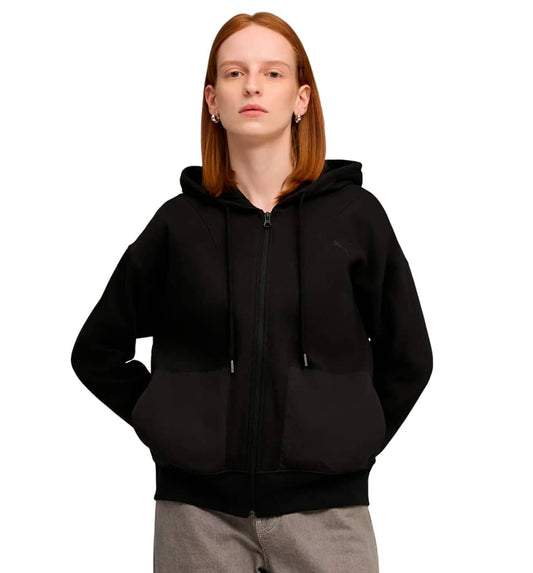 Casual Jacket_Women_PUMA Her Relaxed Full-zip Hoodie Fl