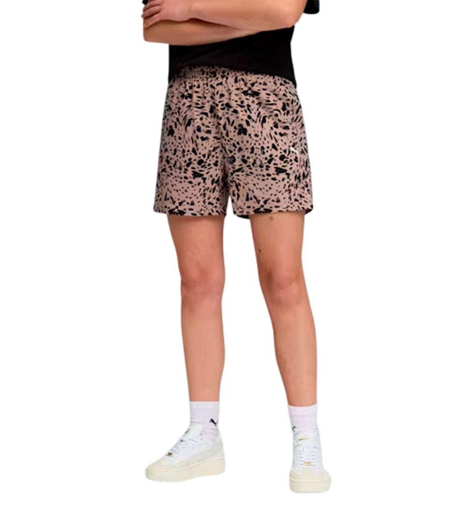 Short Casual Puma Graphic Animal High-Rise Aop