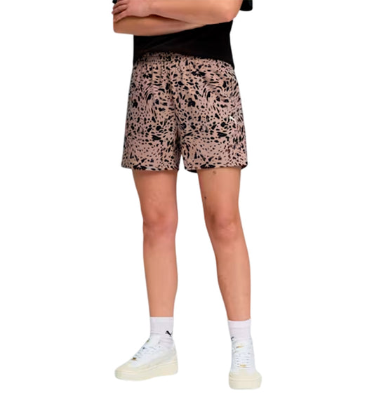 Short Casual Puma Graphic Animal High-Rise Aop