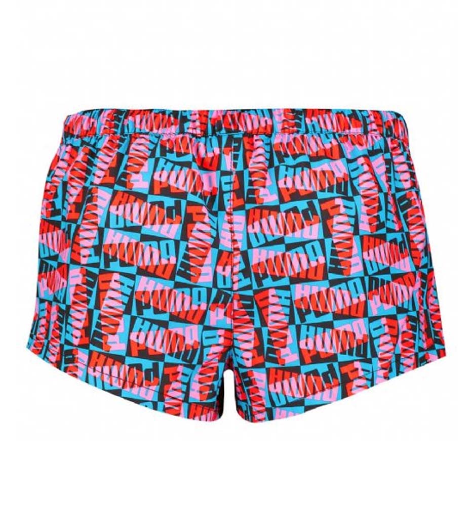 Bañador Short Corto_Mujer_Puma Swim Women Block Logo