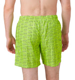 Puma Swim Men's Logo Print Mid Swimsuit