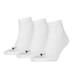 Puma Unisex Quarter Plain 3p Casual Socks