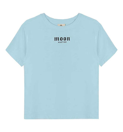 Camiseta M/c Casual_Niño Unisex_KAOTIKO Moon Celeste