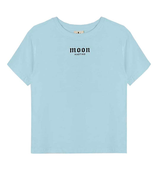 Camiseta M/c Casual_Niño Unisex_KAOTIKO Moon Celeste