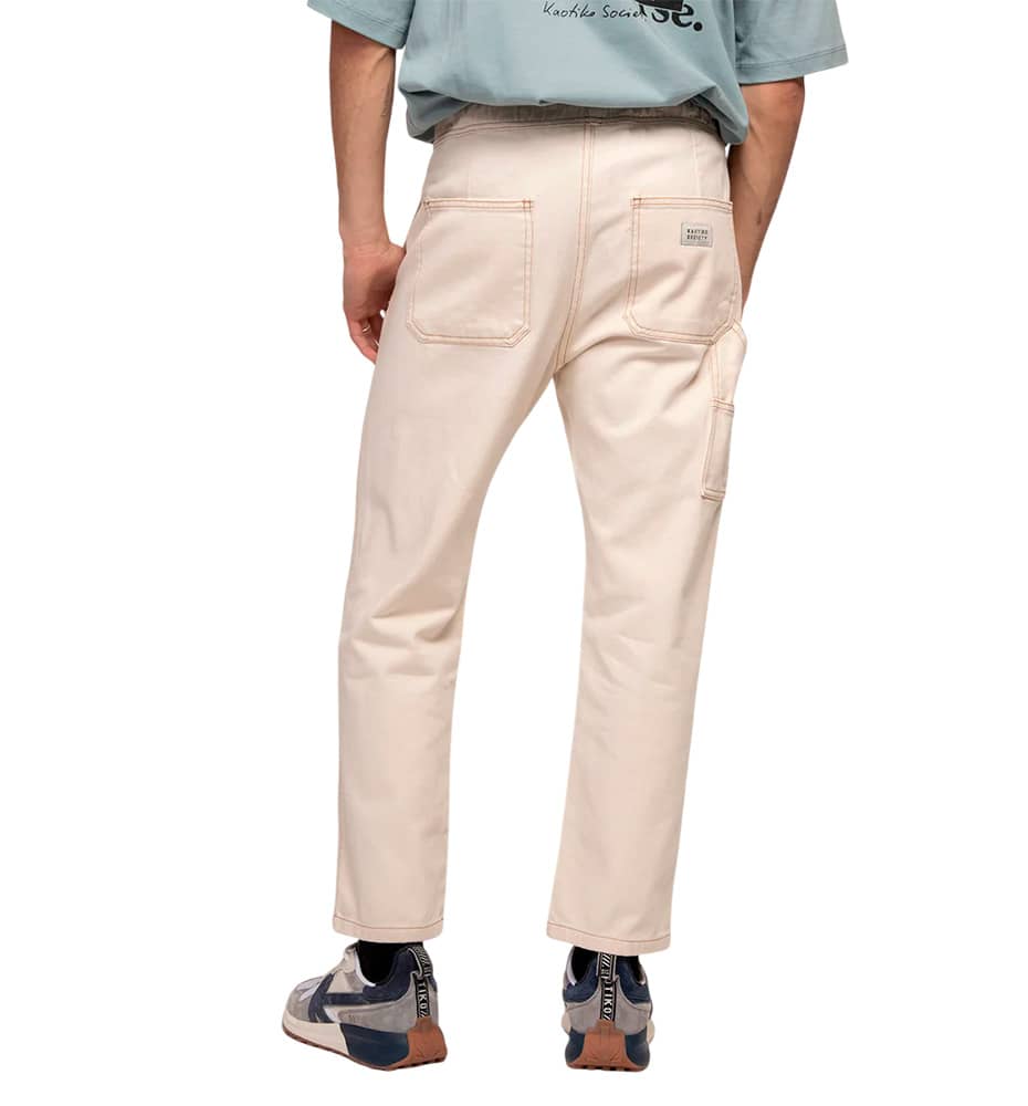 Casual Pants_Unisex_KAOTIKO Carpenter New Ivory
