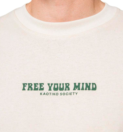 Camiseta M/c Casual_Unisex_KAOTIKO M/c Free Your Mind Organic
