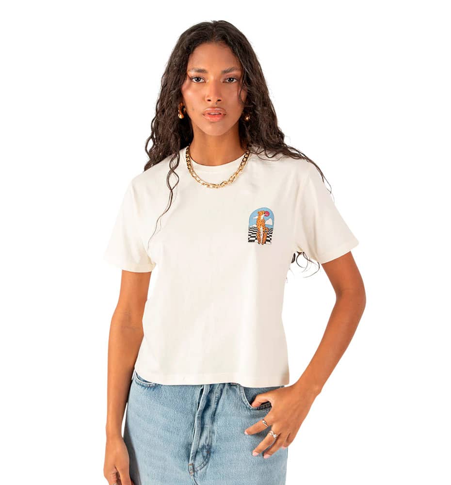 Camiseta Casual_Mujer_KAOTIKO Washed Fearless Dreamer