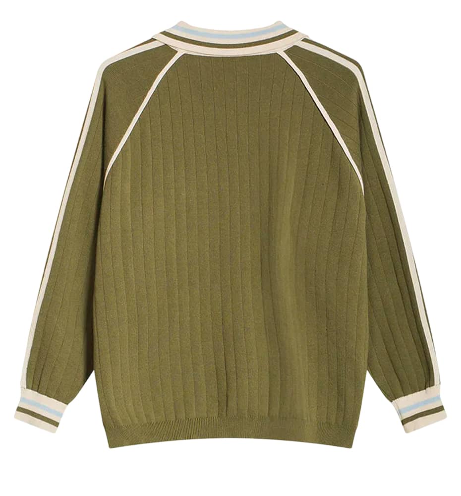 Polo Casual Unisex Kaotiko Retro Sport Society Army