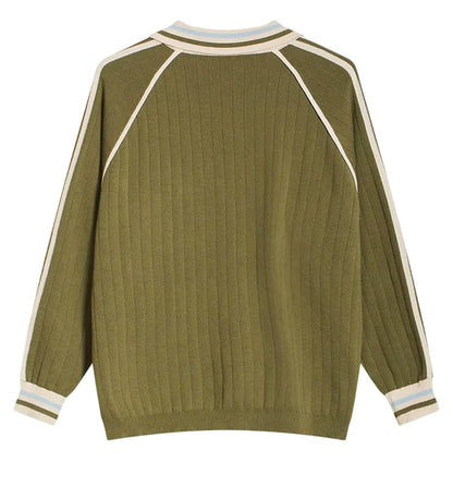 Polo Casual Unisex Kaotiko Retro Sport Society Army