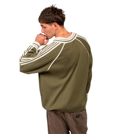 Polo Casual Unisex Kaotiko Retro Sport Society Army