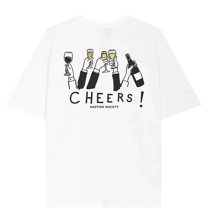 Camiseta M/c Casual_Unisex_KAOTIKO M/c Cheers Organic Cotton