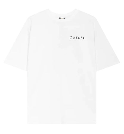 Camiseta M/c Casual_Unisex_KAOTIKO M/c Cheers Organic Cotton