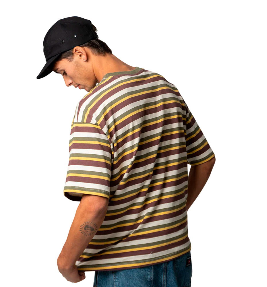 Camiseta Casual_Unisex_KAOTIKO Western Stripes