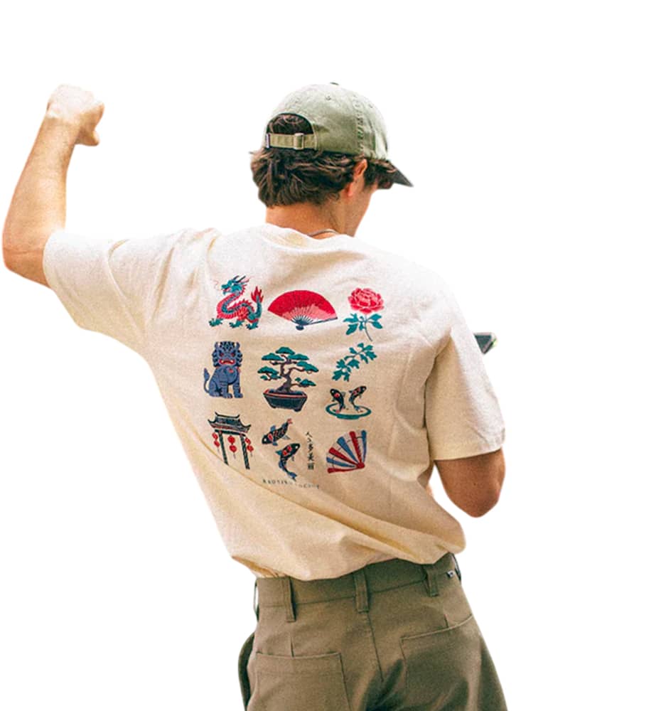 T-shirt M/c Casual_Unisex_KAOTIKO M/c Bonsai