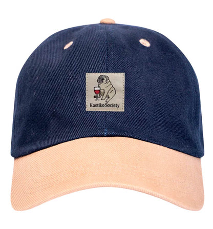 Gorra Casual Kaotiko Snapback 6 Panels Wine Dog