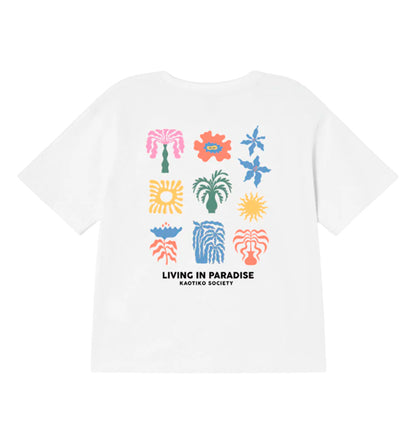 Camiseta Casual Kaotiko Paradise Organic Cotton