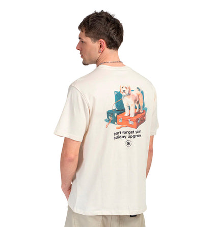 Camiseta Casual Kaotiko Holiday Upgrade Organic