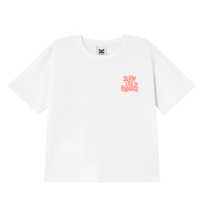 Camiseta Casual Kaotiko Slow Life Paradise