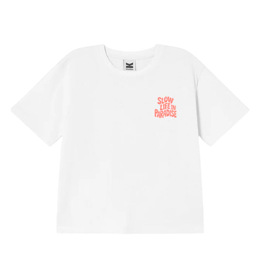 Camiseta Casual Kaotiko Slow Life Paradise