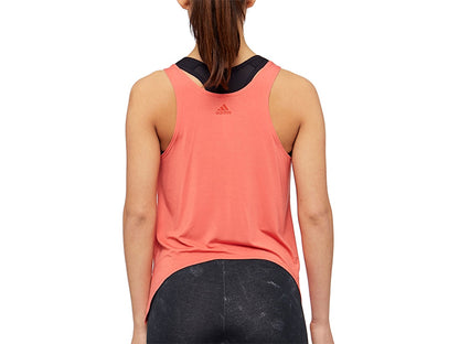Sleeveless T-shirt Fitness_Women_ADIDAS Knot Tank