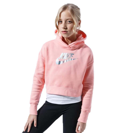 Hoodie Running Hooded Sweatshirt_Girl_Nike Sportswear