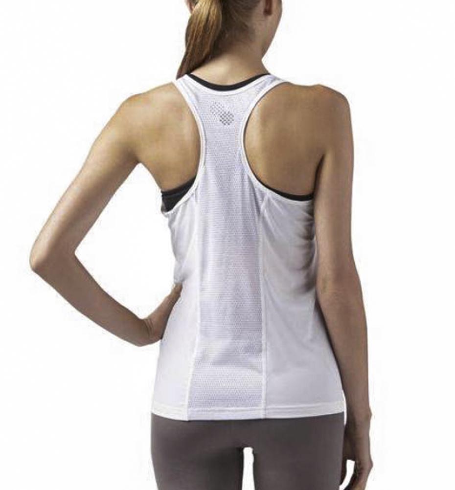 Camiseta Sin Mangas Fitness_Mujer_REEBOK Re Ac Tank