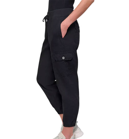 Dkny Ribbed Waistband Cargo Jogger Casual Pants