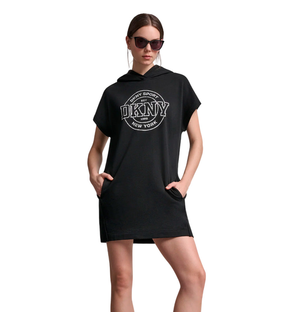 Vestido con Capucha Casual Dkny Collegiate Logo
