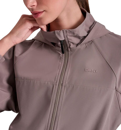 DKNY Women's Casual Hooded Jacket