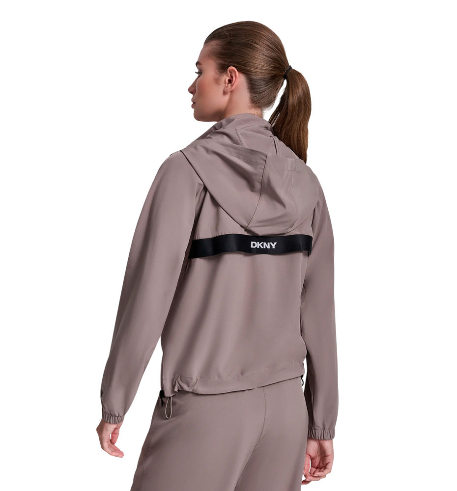 DKNY Women's Casual Hooded Jacket