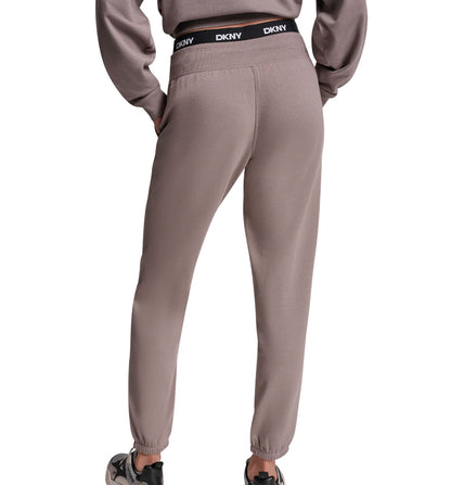 Pantalón Casual Dkny Cintura Alta con Logo Classic