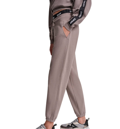 Pantalón Casual Dkny Cintura Alta con Logo Classic