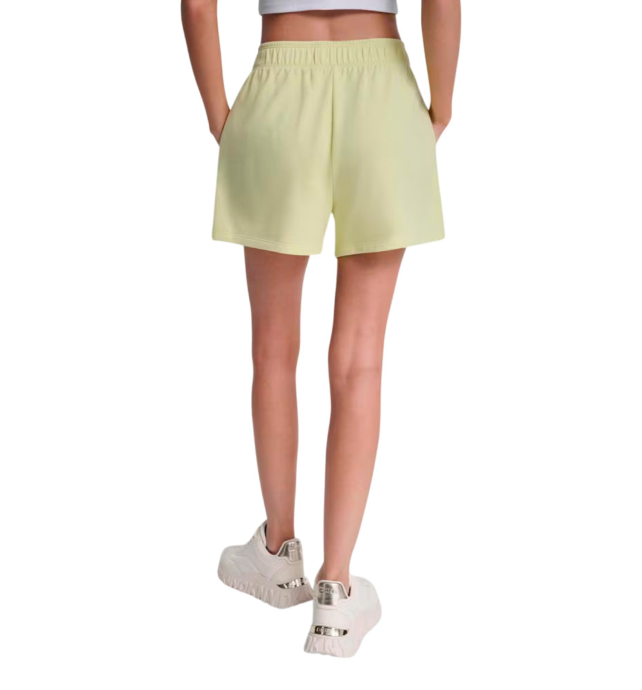 Short Casual DKNY Metallic Bubble Logo Smocked