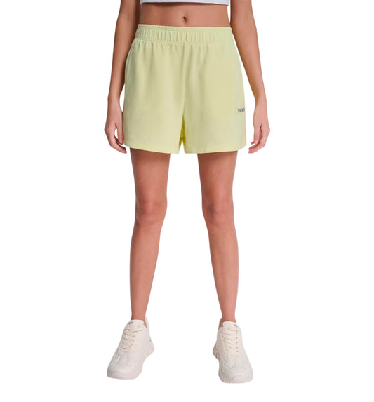 Short Casual Dkny Metallic Bubble Logo Smocked