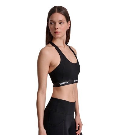 Bra Casual Dkny Logo Elastic Scoop Neck