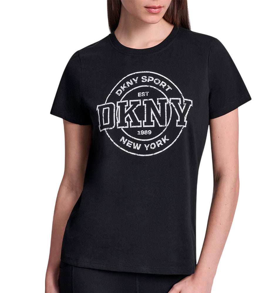 Camiseta Casual Dkny Collegiate Medallion Logo