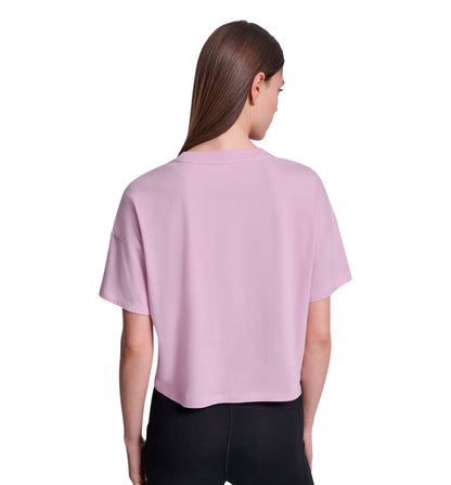 Camiseta Corta Casual Dkny Logo Metálico