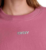 Camiseta Corta Casual Dkny Logo Metálico