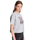 Camiseta Casual Dkny Ombre Rhinestone Dkny Short