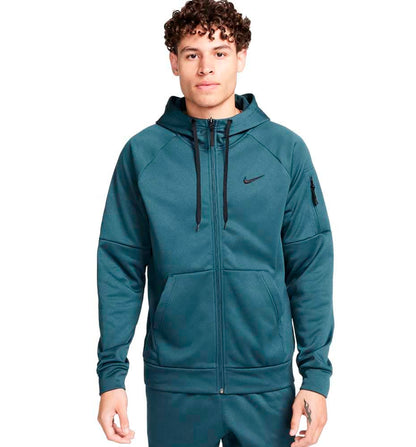 Hoodie Sudadera Capucha Fitness_Hombre_Nike Therma-fit