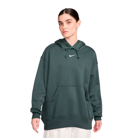 Hoodie Sudadera Capucha Fitness_Mujer_Nike Sportswear Phoenix Fleece