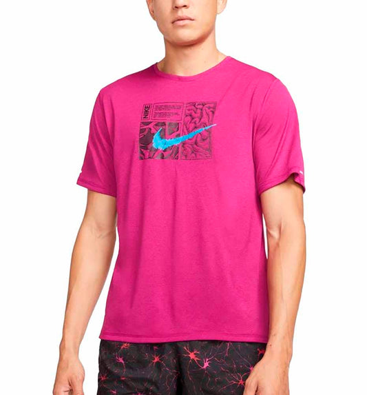 Camiseta M/c Running_Hombre_Nike Dri-fit Miler D.y.e.