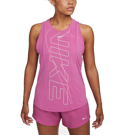 Camiseta Sin Mangas Fitness_Mujer_Nike Dri-fit One Luxe