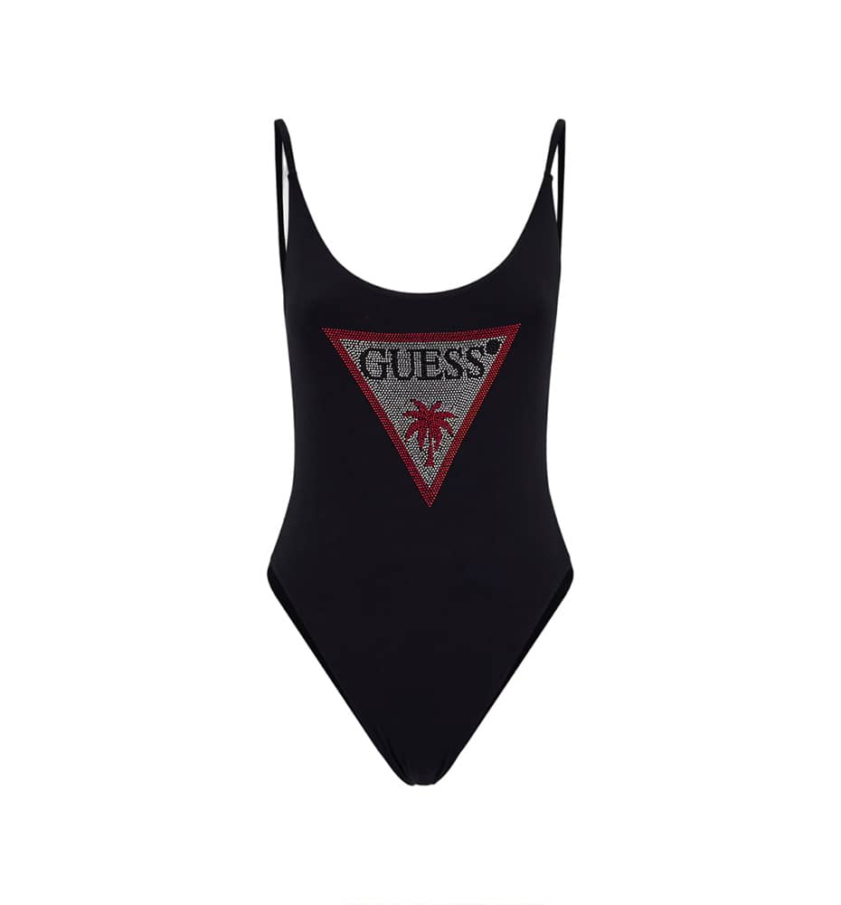 Swimsuit_Women_GUESS One Piece Rhinestone Triangle