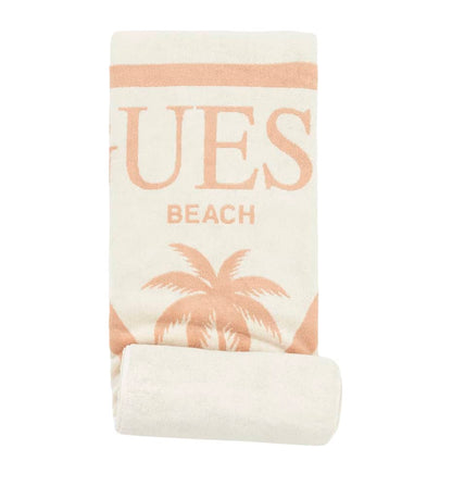 Bath Towel_Woman_GUESS Jacq Palm Triangle Logo Towel