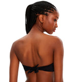 Bikini Top Baño Guess Logo Rhinestone Bandeau