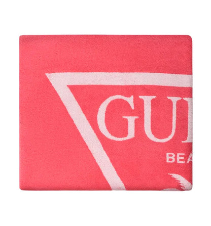 Bath Towel_Unisex_GUESS Jacq Palm Triangle Logo Towel